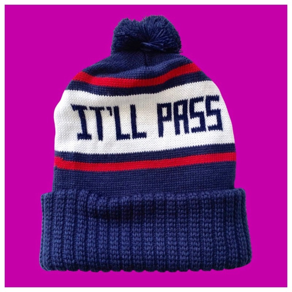 It’ll Pass winter knit hat pom pom beanie Fleabag